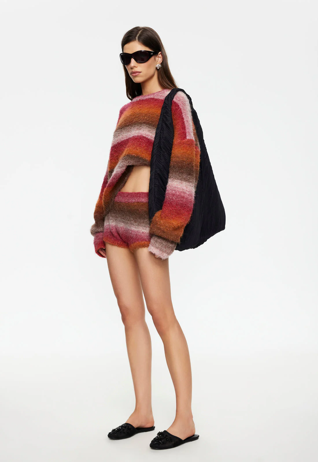 LOYALTY KNIT SHORT - WINE - Image 2
