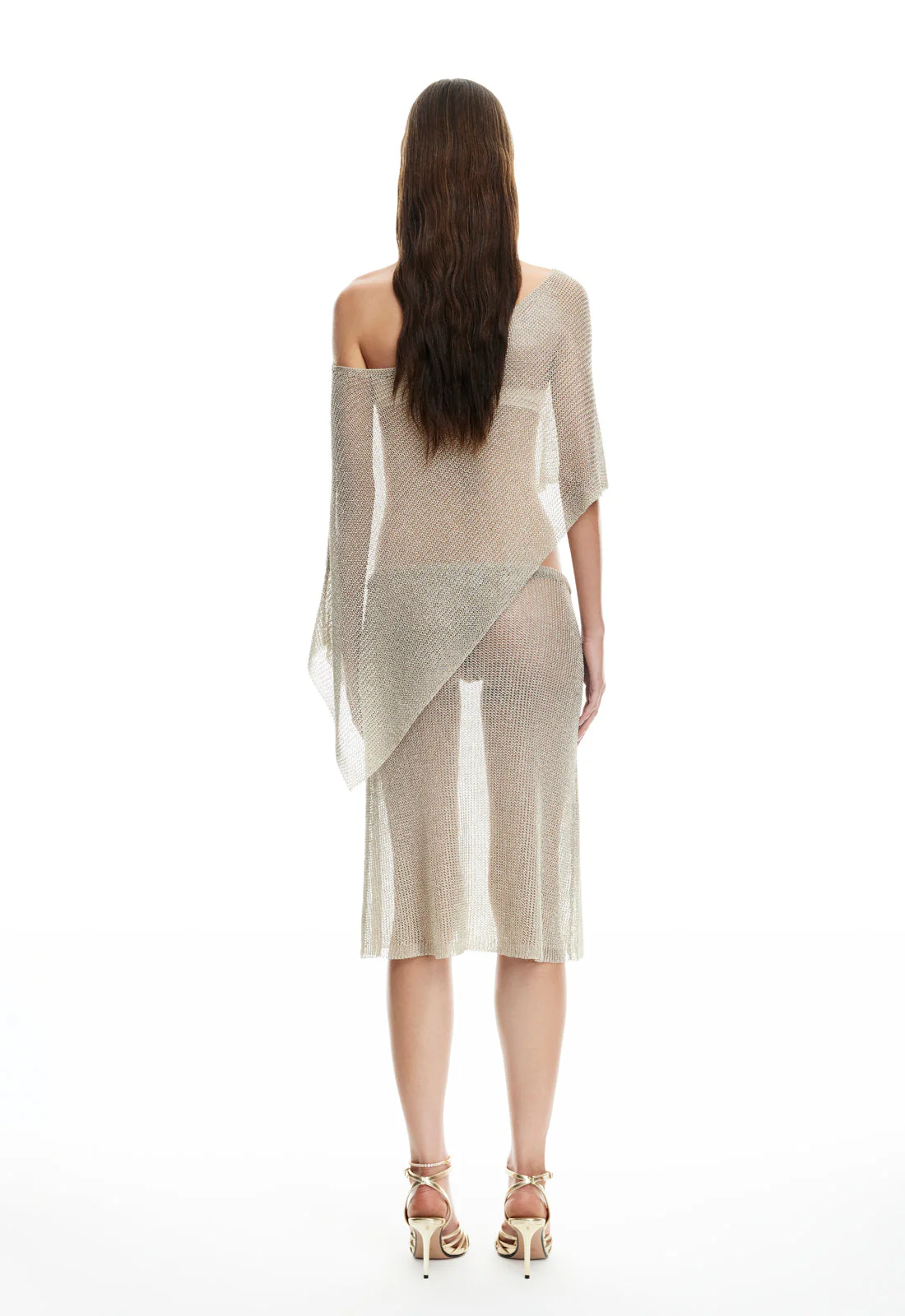 LUMINOUS MIDI SKIRT - TOPAZ - Image 5