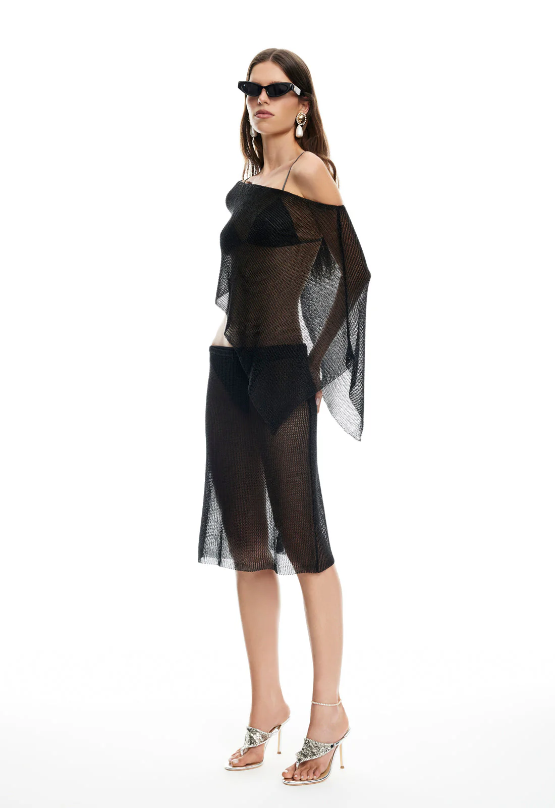 LUMINOUS PONCHO - OBSIDIAN - Image 5
