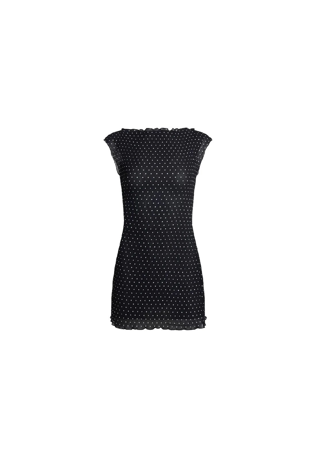MARINER MINI DRESS - NOIR POLKA - Image 6