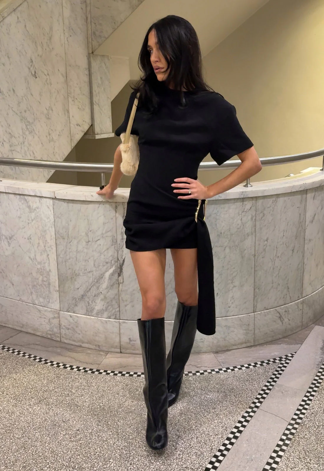 MARTINI MINI DRESS - ONYX - Image 8