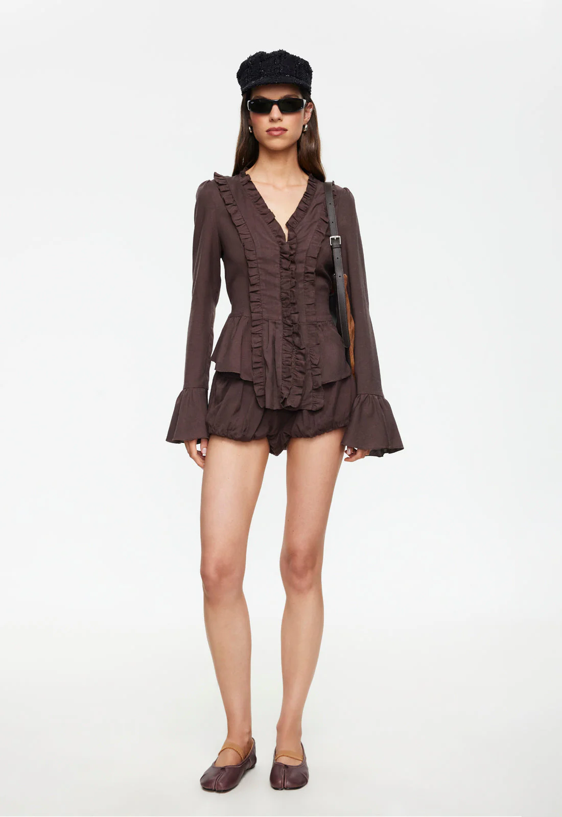 ODETTE BLOOMER - BROWN