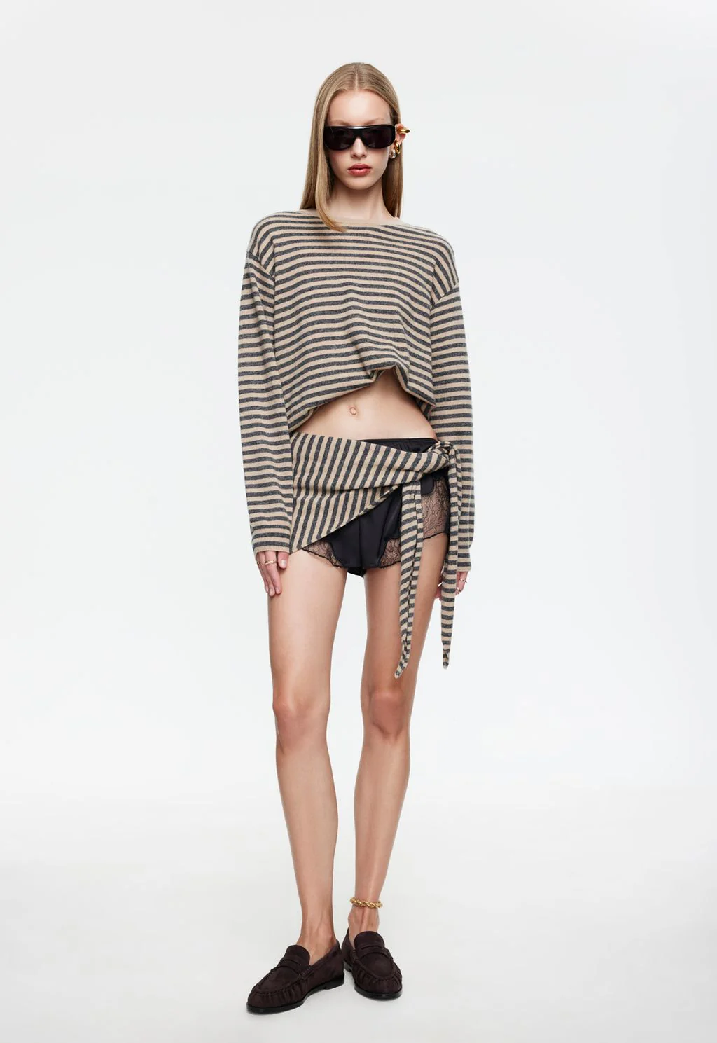 OLSEN KNIT - SLATE STRIPE - Image 3