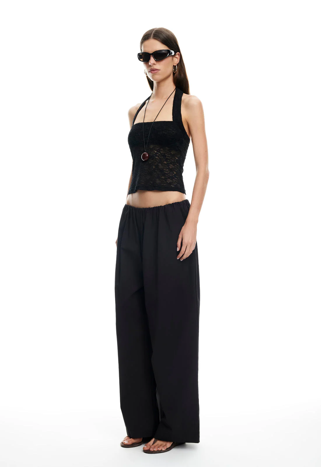 PALISADES HALTER TOP - NOIR - Image 3