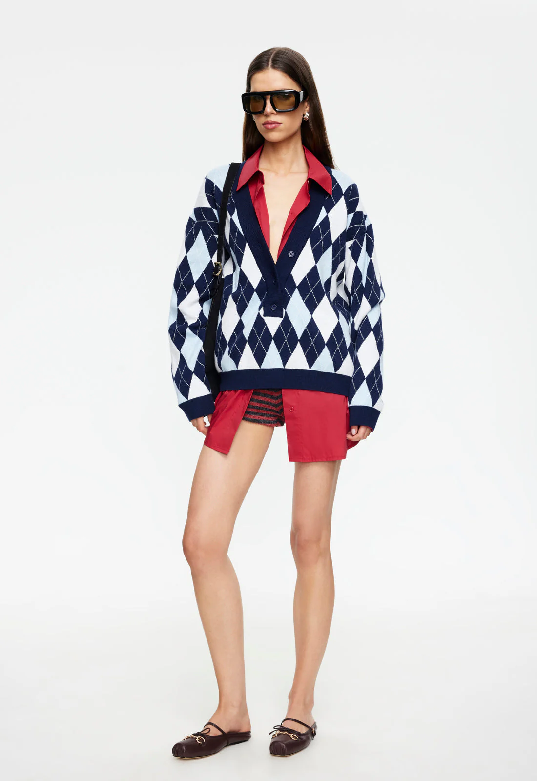 PRADO KNIT - BLUE ARGYLE - Image 3