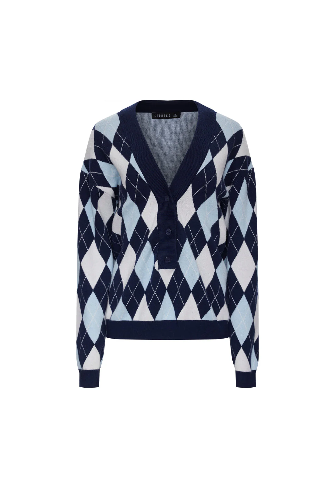 PRADO KNIT - BLUE ARGYLE - Image 5