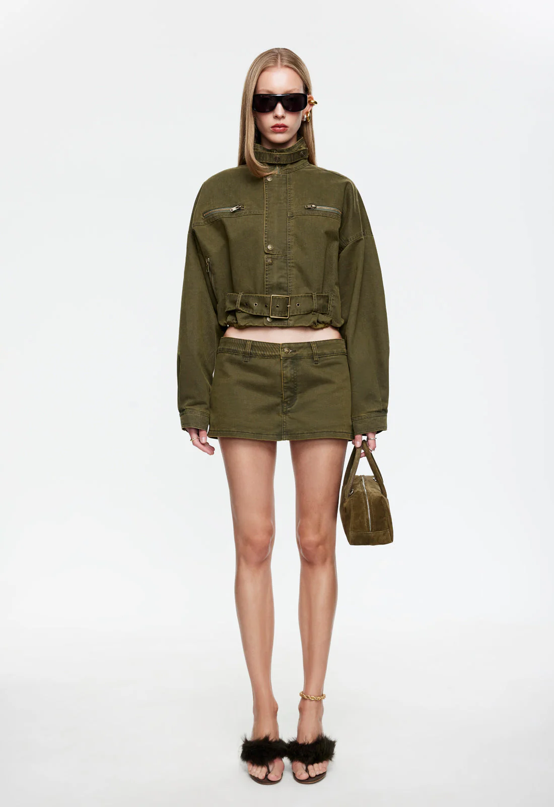 RINATA JACKET - KHAKI - Image 3