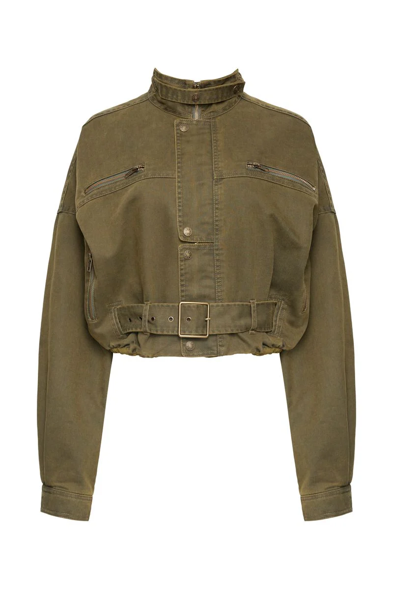 RINATA JACKET - KHAKI - Image 6