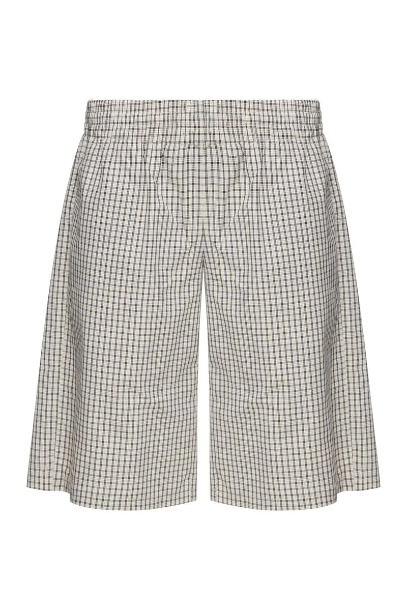 SEVIGNEY LONG SHORT - CREAM CHECK - Image 6