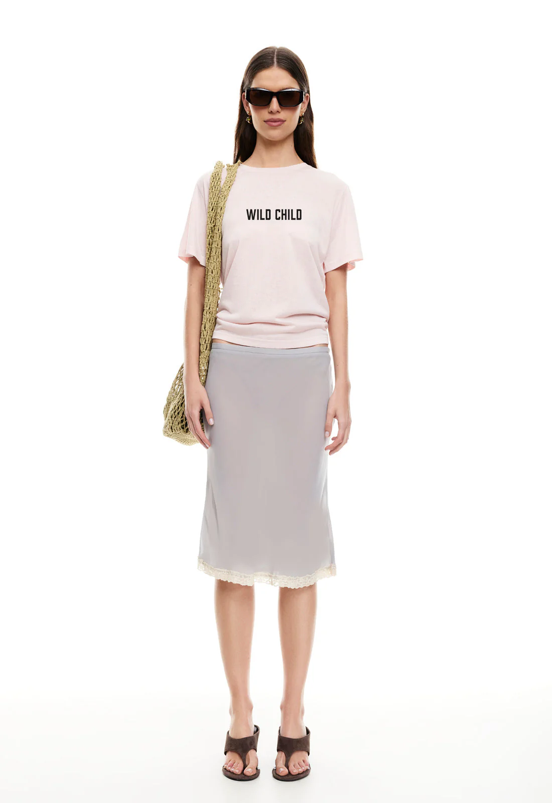 SHORELINE MIDI SKIRT - ASH - Image 4