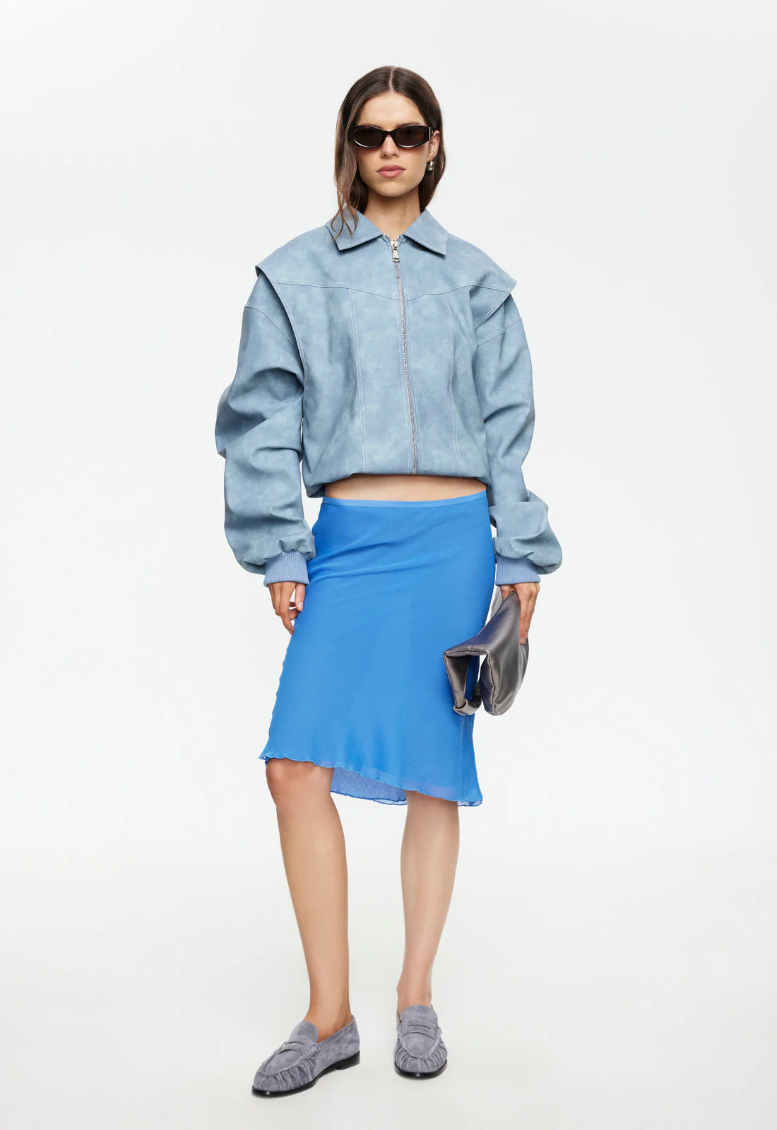 SHORELINE MIDI SKIRT - PERSIAN JEWEL - Image 3