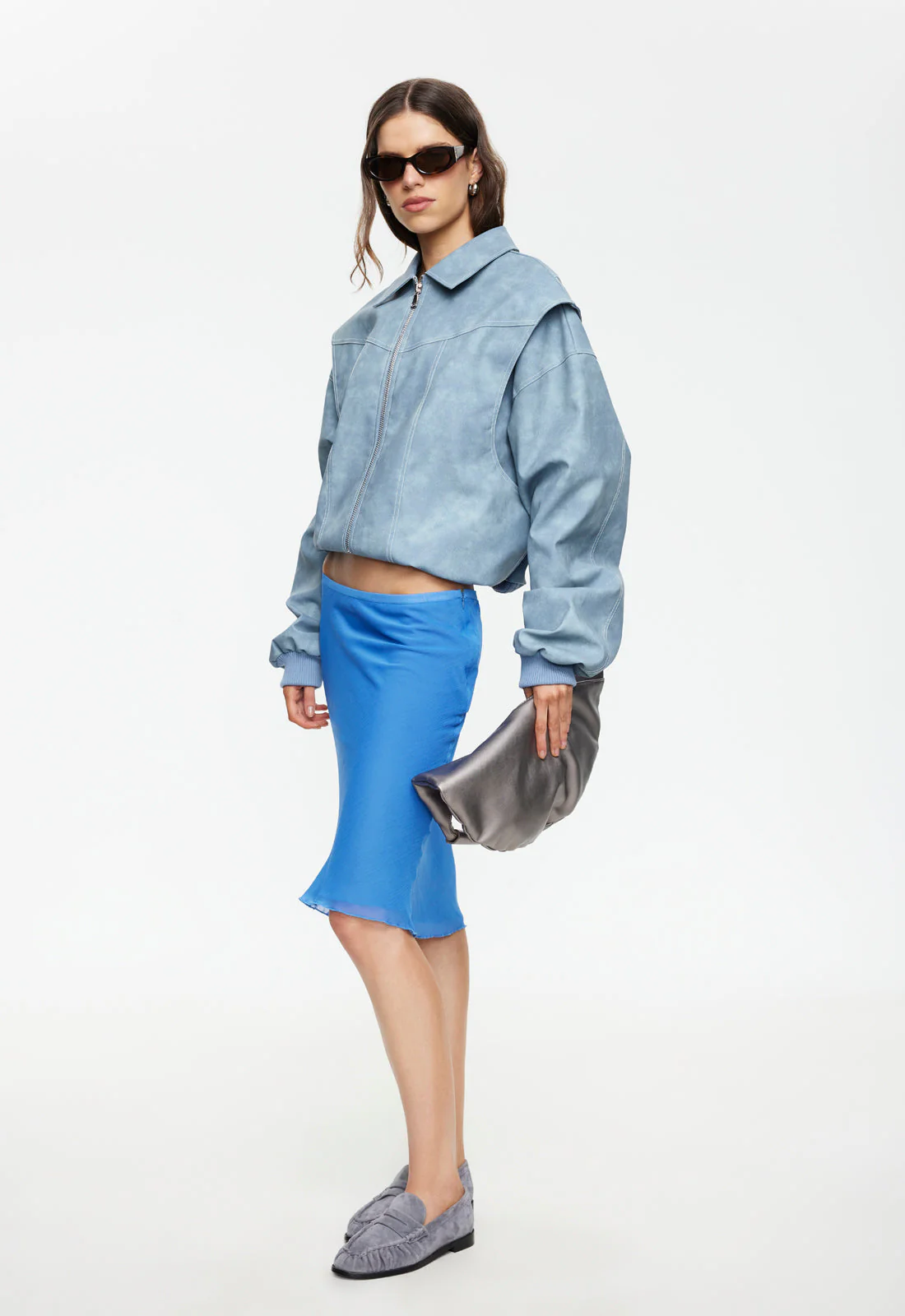 SHORELINE MIDI SKIRT - PERSIAN JEWEL - Image 4