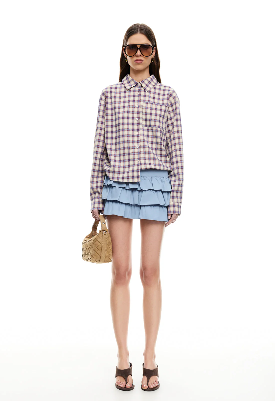 SOLSTICE MINI SKORT - SLATE BLUE - Image 4
