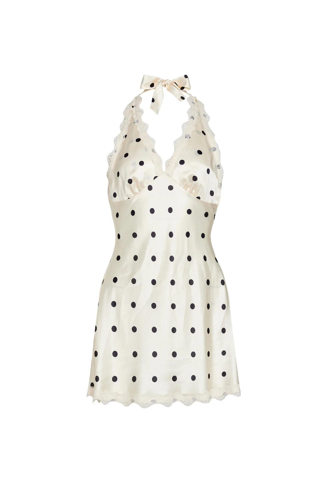 STARS ALIGN MINI DRESS - CREAM POLKA - Image 7