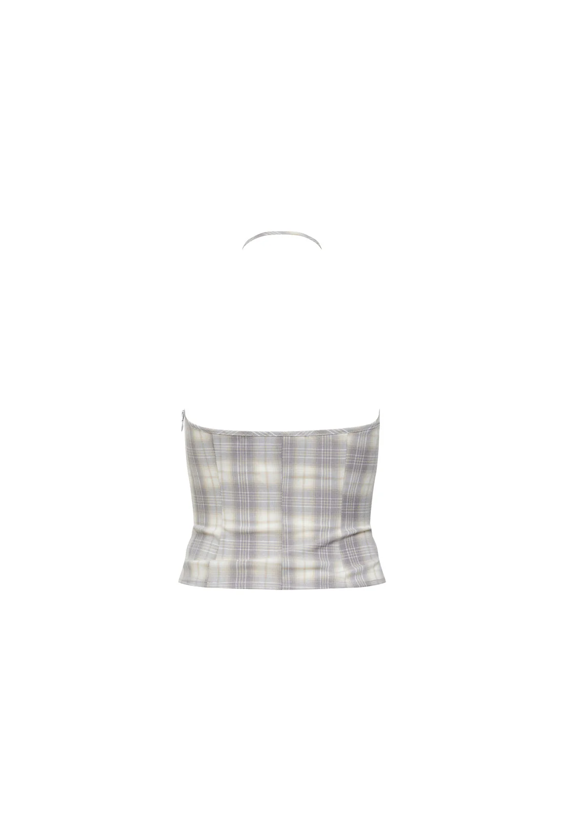 SWEET ESCAPE CAMI - SMOKE PLAID - Image 8