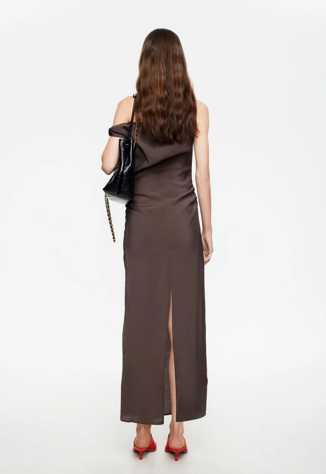 SWEETHEART MAXI DRESS - COCOA - Image 3