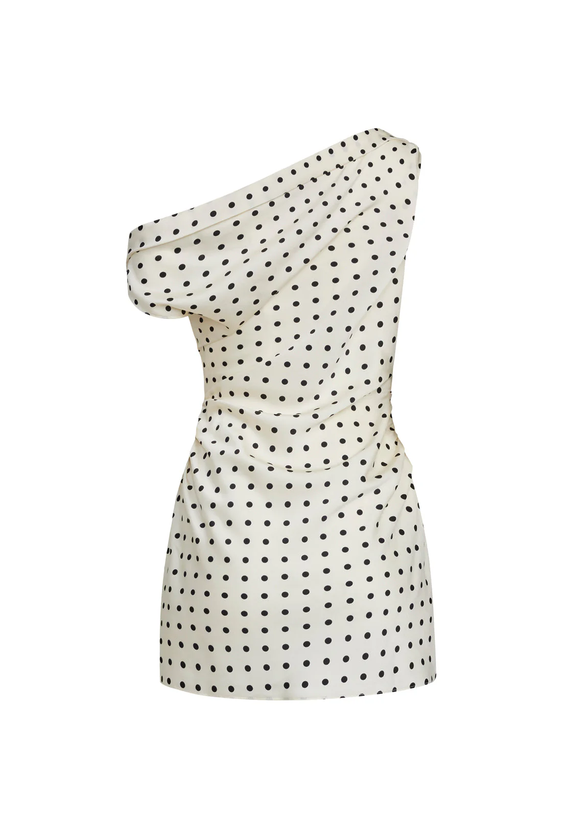 SWEETHEART MINI DRESS - CREAM POLKA - Image 8