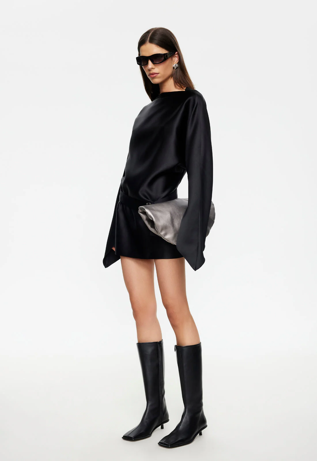 TOUCH MINI DRESS - NOIR - Image 2