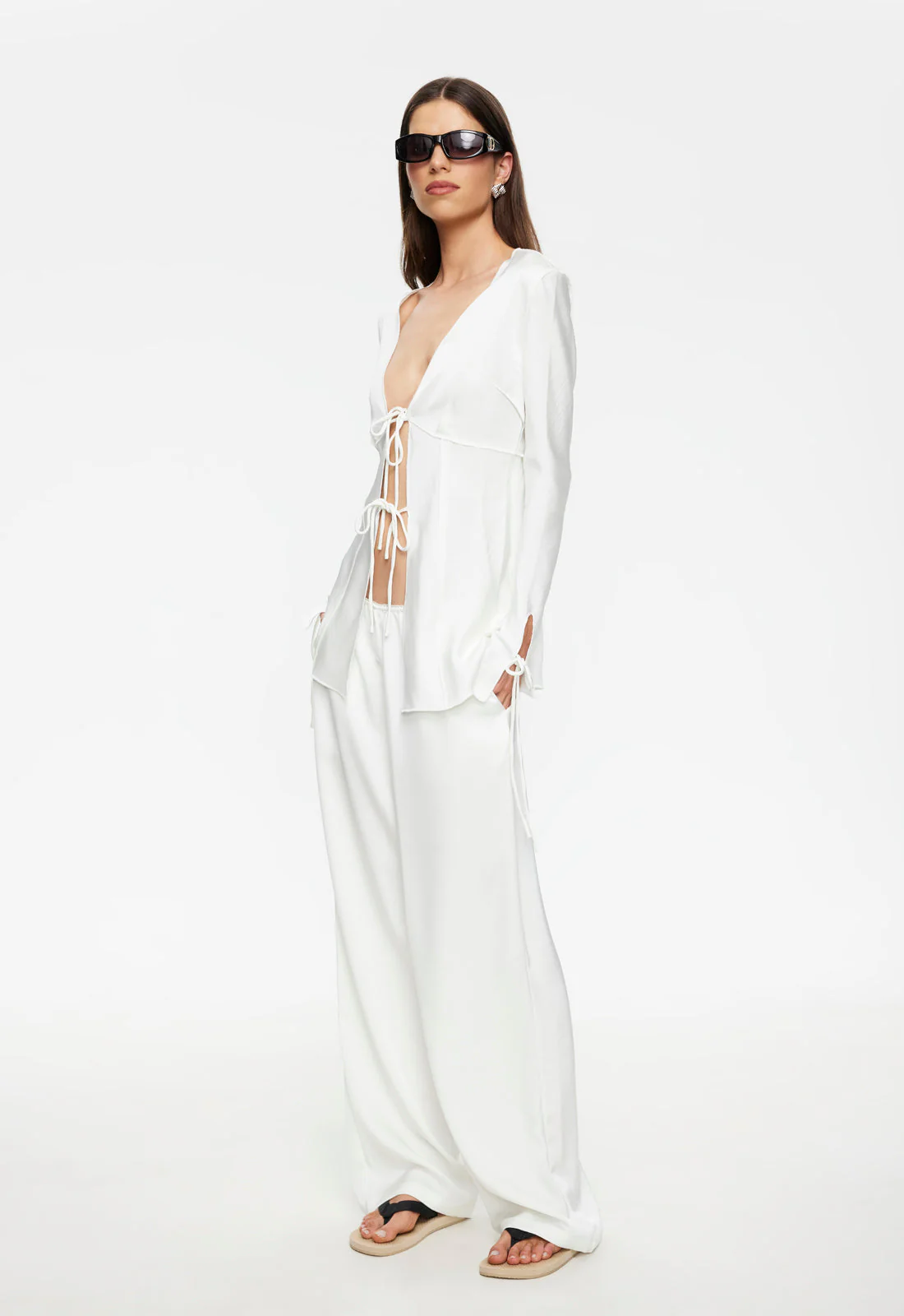 VEIL LONG SLEEVE - PORCELAIN - Image 3