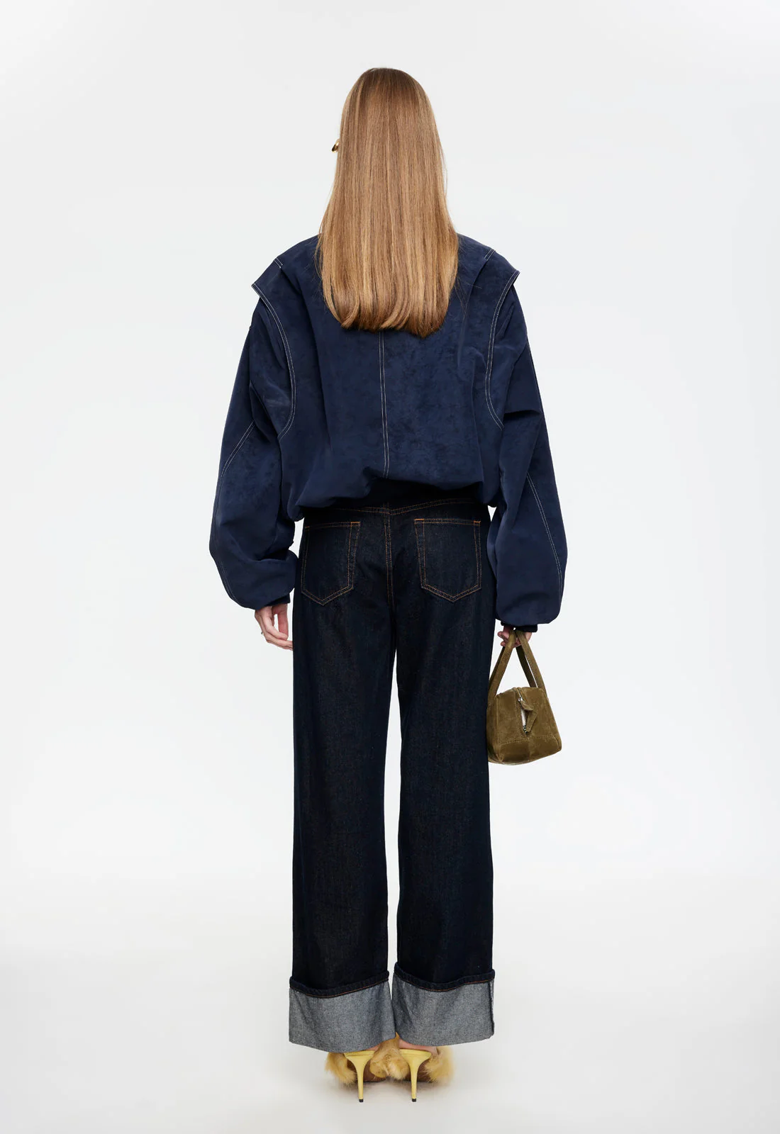 VISTA BOMBER - WASHED NAVY - Image 4