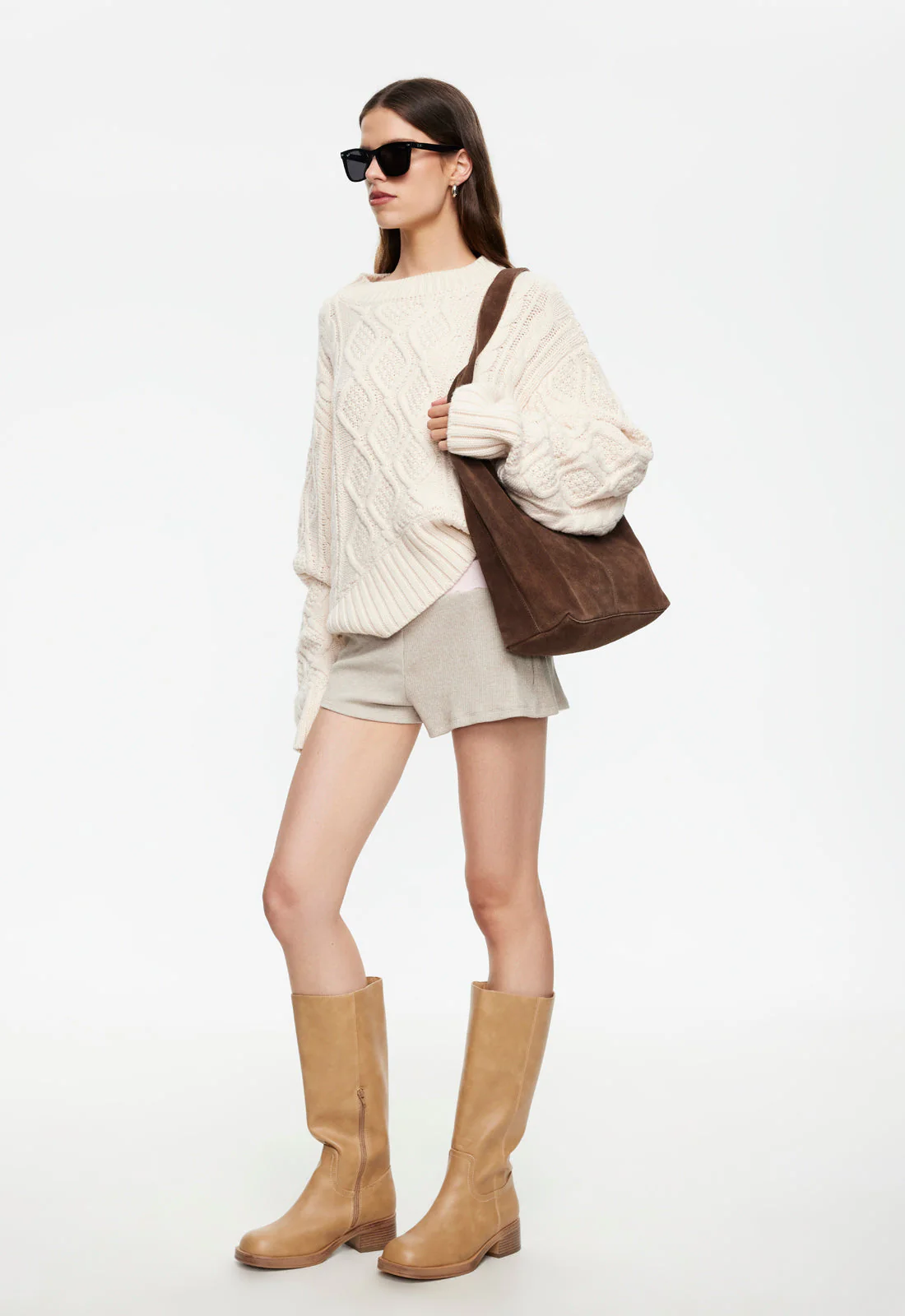 VITA KNIT SHORT - STONE - Image 4