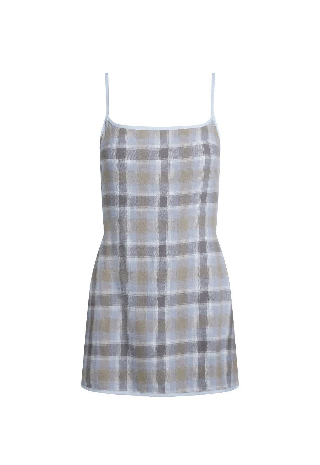 VOYAGE MINI DRESS - ASH PLAID - Image 5