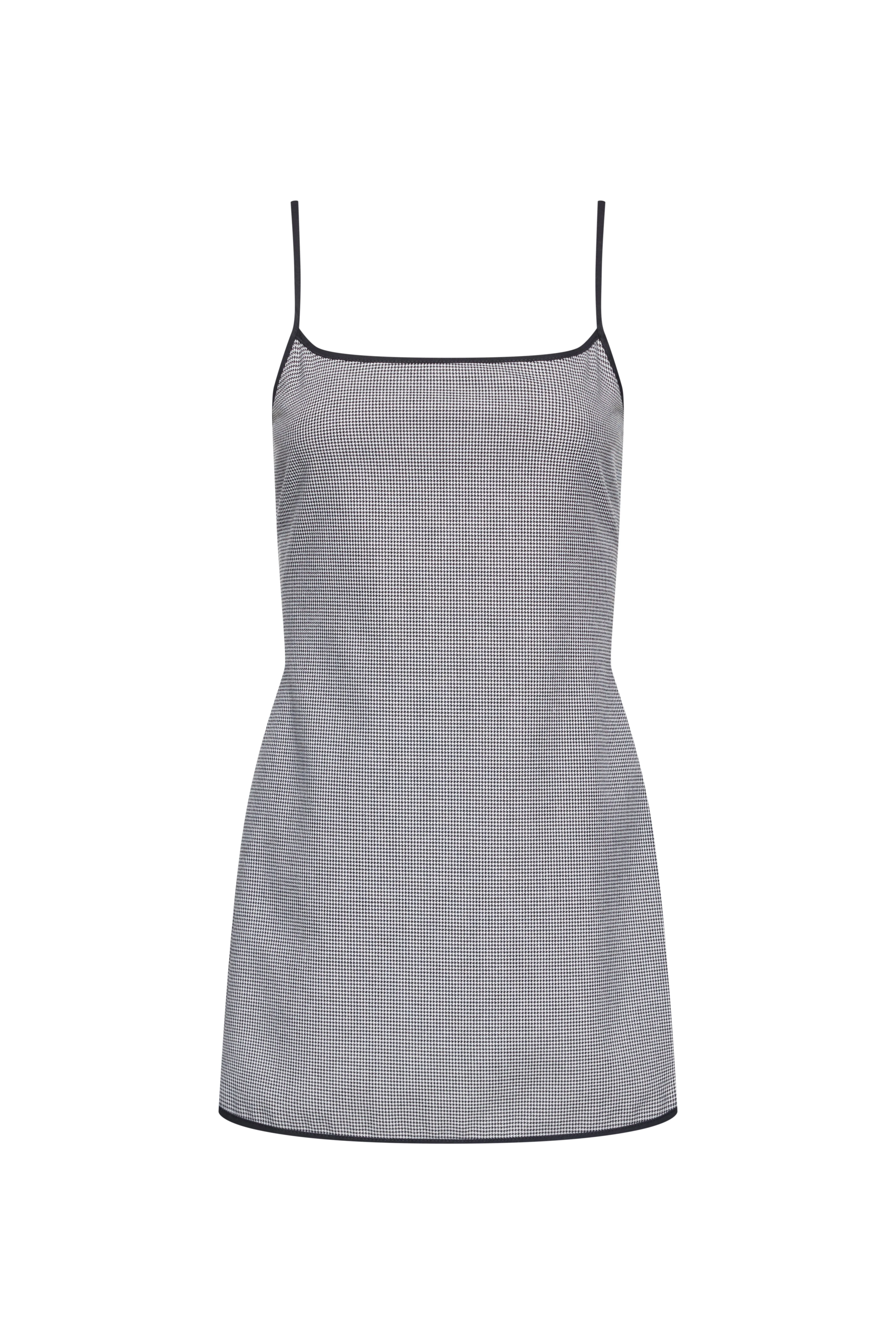 VOYAGE MINI DRESS - NOIR GINGHAM - Image 5
