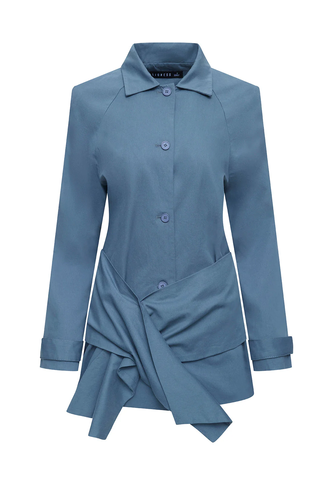 WISEGUY MINI DRESS - SLATE - Image 6